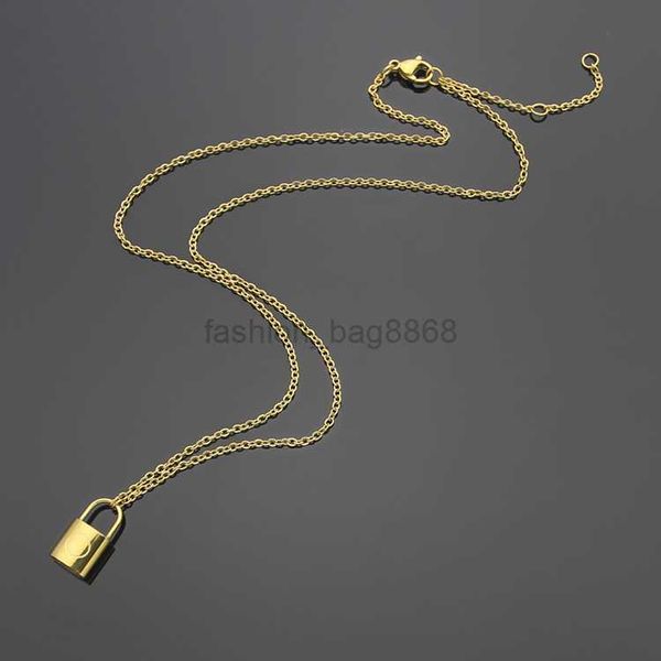 2022 stainless steel luxury lock necklaces & pendants 3 colors fashion simple v necklaces classic style women designer jewelry, Silver
2022 stainless steel luxury lock necklaces & pendants 3 colors fashion simple v necklaces classic style women designer jewelry, Silver