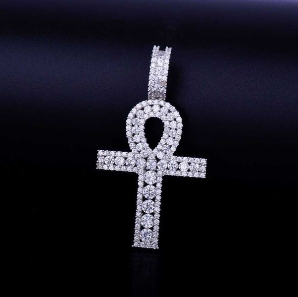 pendant necklaces ankh cross gold color copper material iced zircon egyptian key of life necklace men women hip hop jewelry 230621, Silver
pendant necklaces ankh cross gold color copper material iced zircon egyptian key of life necklace men women hip hop jewelry 230621, Silver