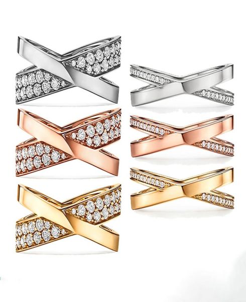 designer gift love ring for women x cross band diamond rings t wedding couple rings jewelry with box2080315, Silver
designer gift love ring for women x cross band diamond rings t wedding couple rings jewelry with box2080315, Silver