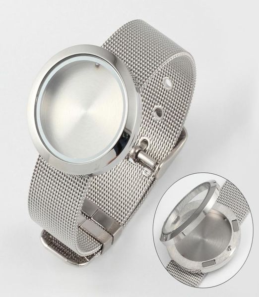 316l stainless steel 25mm30mm magnetic closure silver floating locket bracelet with mesh watchband4824526, Golden;silver
316l stainless steel 25mm30mm magnetic closure silver floating locket bracelet with mesh watchband4824526, Golden;silver