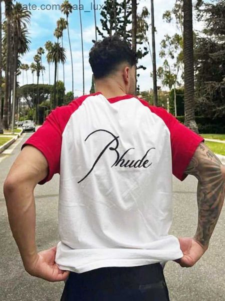 designer fashion clothing tees hip hop tshirts trendy brand rhude embroidery stitching contrast color fog high street t-shirt men's cou, White;black
designer fashion clothing tees hip hop tshirts trendy brand rhude embroidery stitching contrast color fog high street t-shirt men's cou, White;black