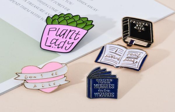 enamel brooch pendant charm of cartoon books potted plants metal pins for women men cute fashion jewelry gifts9324382, Gray
enamel brooch pendant charm of cartoon books potted plants metal pins for women men cute fashion jewelry gifts9324382, Gray
