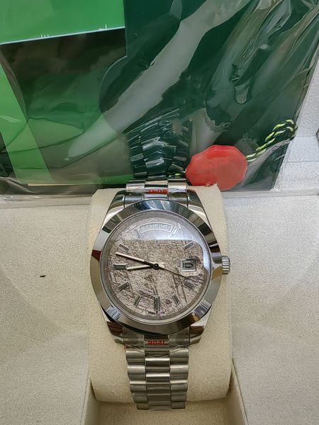 with original box fashion men's watch 41mm datejust automatic mechanical movement men's watches silver dial stainless steel strap, Slivery;brown
with original box fashion men's watch 41mm datejust automatic mechanical movement men's watches silver dial stainless steel strap, Slivery;brown