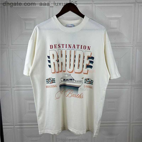 designer fashion clothing tees tshirt rhude niche american summer vacation style yacht letter print short sleeved mens hiphop loose tshirt t, White;black
designer fashion clothing tees tshirt rhude niche american summer vacation style yacht letter print short sleeved mens hiphop loose tshirt t, White;black