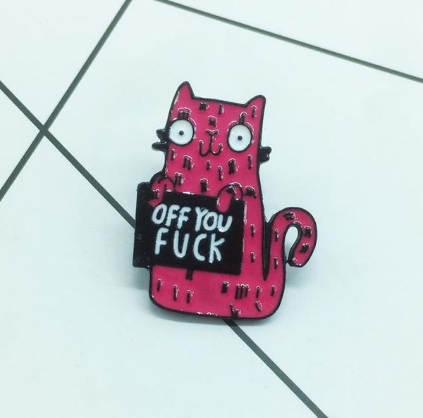 fear cat off you fuchsia brooch gift for girl boy fashion backpack pendant cartoon creative accessories6241192, Gray
fear cat off you fuchsia brooch gift for girl boy fashion backpack pendant cartoon creative accessories6241192, Gray