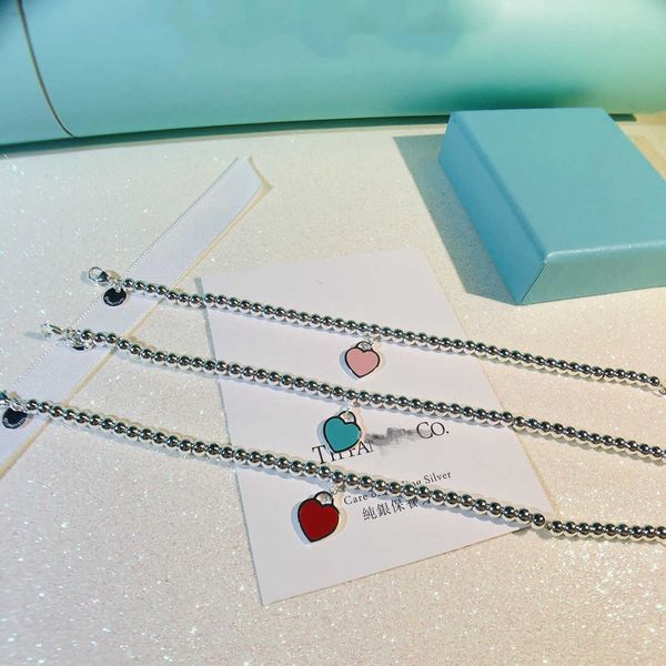 internet celebrity tiffay love beads bracelet female enamel heart-shaped powder 925 sterling silver buddha valenayne's day gift, Black
internet celebrity tiffay love beads bracelet female enamel heart-shaped powder 925 sterling silver buddha valenayne's day gift, Black