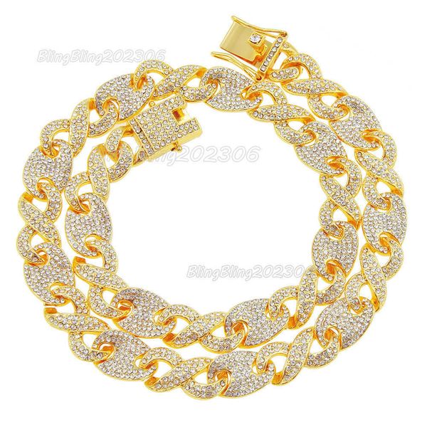 hip hop full diamond 8-word buckle pig nose buckle creative splicing cuban chain necklace men's personalized punk neck chain druzy jewe, Silver
hip hop full diamond 8-word buckle pig nose buckle creative splicing cuban chain necklace men's personalized punk neck chain druzy jewe, Silver
