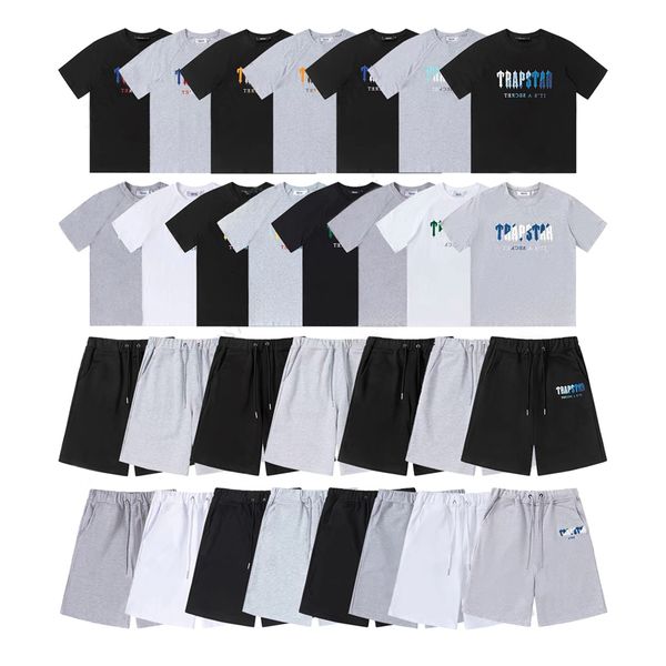 summer trapstar mens t shirt pants 2 piece sets designer rainbow towel embroidery decoding tshirts men black white round neck t-shirt, White;black
summer trapstar mens t shirt pants 2 piece sets designer rainbow towel embroidery decoding tshirts men black white round neck t-shirt, White;black