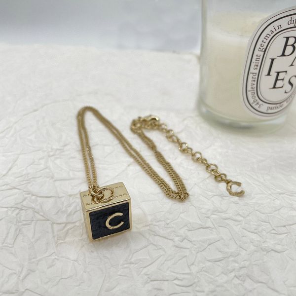 2023 luxury quality charm pendant necklace with black color in 18k gold plated have box stamp drop earring ps7188b, Silver
2023 luxury quality charm pendant necklace with black color in 18k gold plated have box stamp drop earring ps7188b, Silver