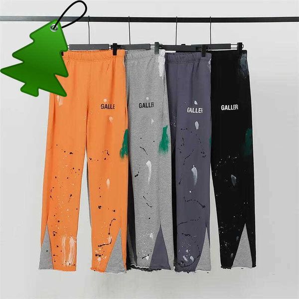 men's jeans mens pants galleryes sweatpants dept speckled letter print women's couple loose versatile casual straight, Blue
men's jeans mens pants galleryes sweatpants dept speckled letter print women's couple loose versatile casual straight, Blue
