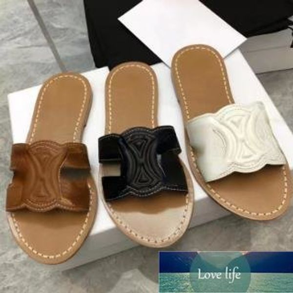 women's one-word slippers for outer wear new leather open toe embroidery thread embossed flat beach slipper quality, Black
women's one-word slippers for outer wear new leather open toe embroidery thread embossed flat beach slipper quality, Black