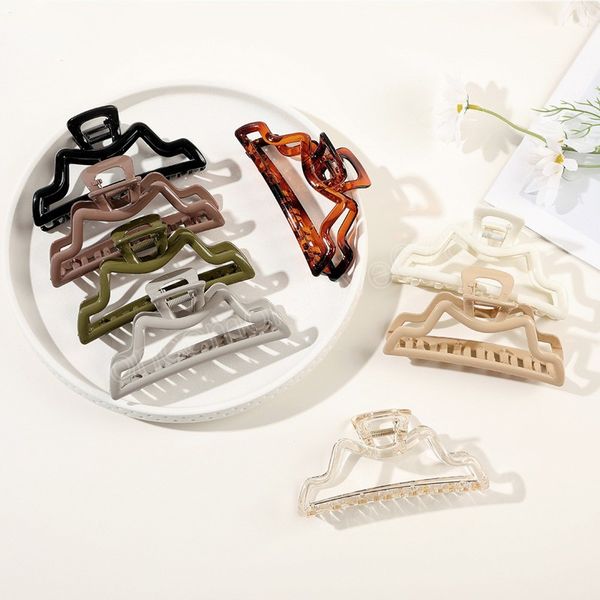 vintage solid color clamps 12.5cm large clip women korean transparent ponytail clip femme girl hair clip, Slivery;golden
vintage solid color clamps 12.5cm large clip women korean transparent ponytail clip femme girl hair clip, Slivery;golden
