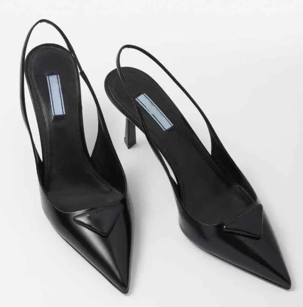 summer romantic & elegant triangle brushed leather sandals shoes for women slingback pumps luxury footwear women high heels party wedding dr, Black
summer romantic & elegant triangle brushed leather sandals shoes for women slingback pumps luxury footwear women high heels party wedding dr, Black