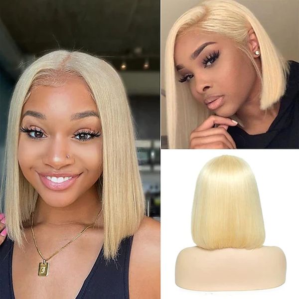 150% lace blonde bob wig human hair 13x4 lace front wigs pre plucked 613 costume wig human hair straight, Black;brown 
150% lace blonde bob wig human hair 13x4 lace front wigs pre plucked 613 costume wig human hair straight, Black;brown