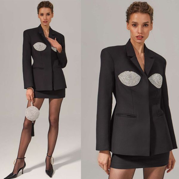red carpet women dress suits cool black beading street power evening party skirts sets wedding wear 2 pieces, Black;red
red carpet women dress suits cool black beading street power evening party skirts sets wedding wear 2 pieces, Black;red