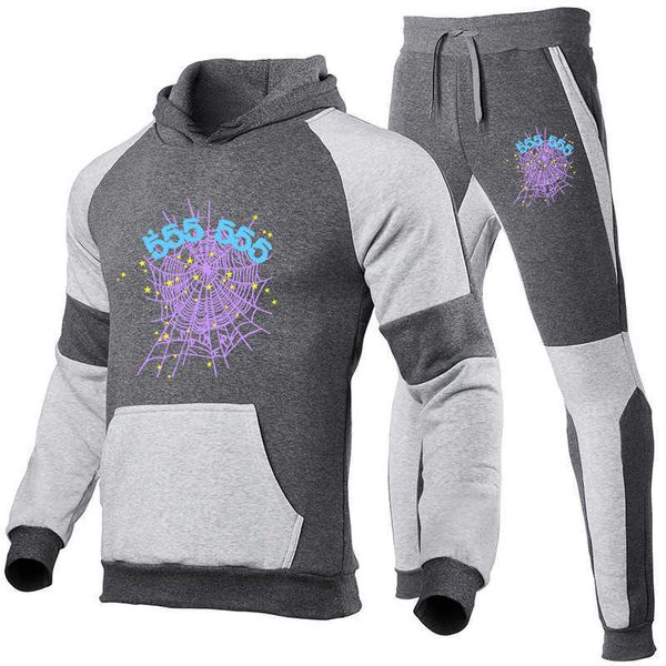 designer sp5der tracksuit men spider hoodie mens joggers clothes printing fashion splicing pullover casual sportswear hoodies pants sweater, Gray
designer sp5der tracksuit men spider hoodie mens joggers clothes printing fashion splicing pullover casual sportswear hoodies pants sweater, Gray