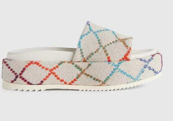 designer slippers fashion thick bottom sandals rubber letter embroidery slides lady platform wedges sandal beach high heel embroidered slip, Black
designer slippers fashion thick bottom sandals rubber letter embroidery slides lady platform wedges sandal beach high heel embroidered slip, Black