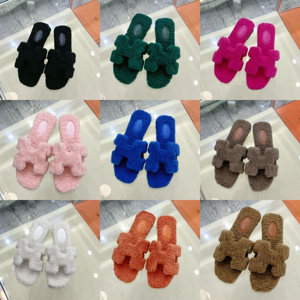 designer shoes women slippers letter hair slippers warm outdoor shoes flat shoes anti-slip bottom home indoor slippers with box, Black
designer shoes women slippers letter hair slippers warm outdoor shoes flat shoes anti-slip bottom home indoor slippers with box, Black
