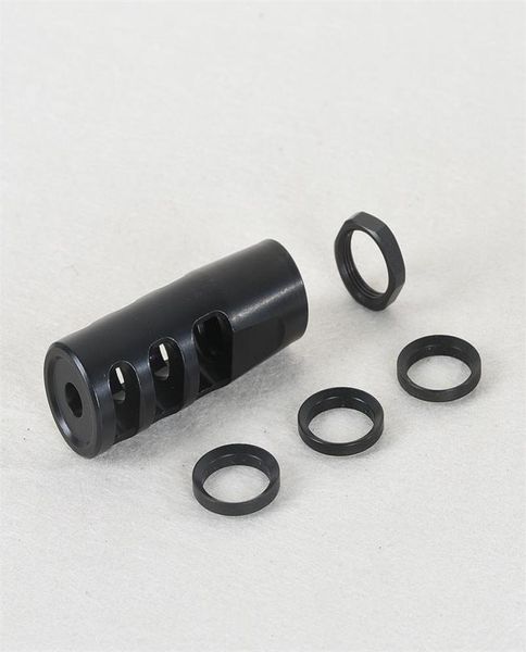 308762 58x24 threads muzzle brake superior recoil management with jam nut and crush washer1460140
308762 58x24 threads muzzle brake superior recoil management with jam nut and crush washer1460140