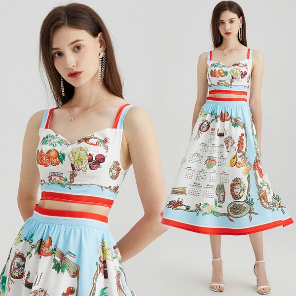 summer floral and skirt sets for women 2023 fashion designer suspender and ruched maxi skirts vacation two piece dress party festival outfit, White
summer floral and skirt sets for women 2023 fashion designer suspender and ruched maxi skirts vacation two piece dress party festival outfit, White