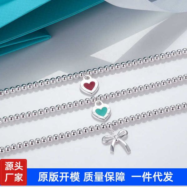 selling item seiko version tiffay love bow bracelet red and blue enamel cnc steel seal peach heart hanging tag buddha beads, Black
selling item seiko version tiffay love bow bracelet red and blue enamel cnc steel seal peach heart hanging tag buddha beads, Black