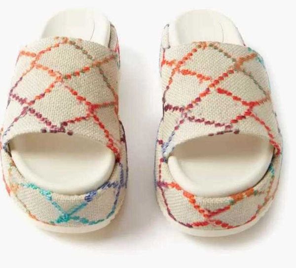 designer slippers fashion thick bottom sandals rubber letter embroidery slides lady platform wedges sandal beach high heel embroidered slip, Black
designer slippers fashion thick bottom sandals rubber letter embroidery slides lady platform wedges sandal beach high heel embroidered slip, Black