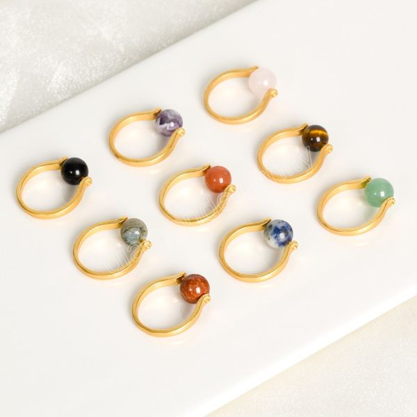 natural crystal stone rings for women gold color knuckle ring reiki lapis pink quartz amethysts finger ring bands female jewelry, Silver
natural crystal stone rings for women gold color knuckle ring reiki lapis pink quartz amethysts finger ring bands female jewelry, Silver