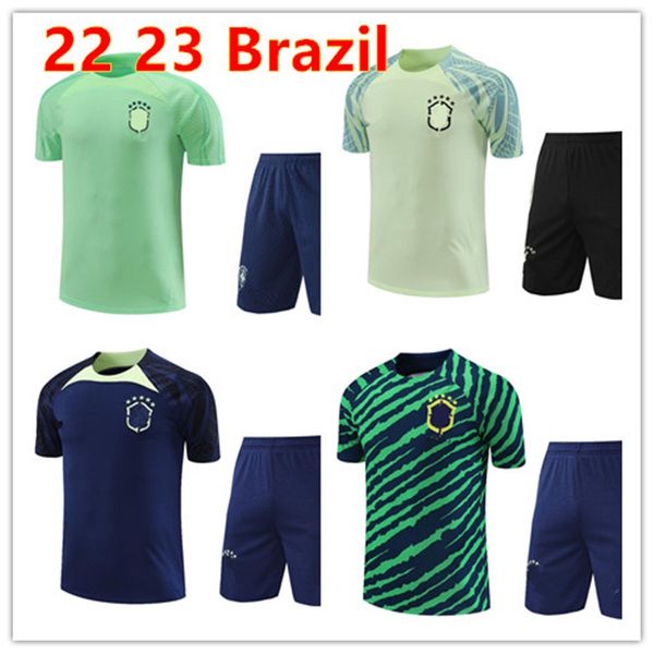 2023 brazils soccer tracksuit 23 24 brazil short sleeve vest football sets sportswear men training suit soccer jersey kit uniform chanda, Black
2023 brazils soccer tracksuit 23 24 brazil short sleeve vest football sets sportswear men training suit soccer jersey kit uniform chanda, Black