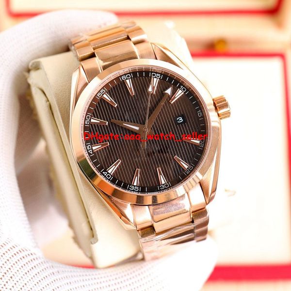 16 styles luxury mens watches 41mm sm150 rose gold case automatic movement transparent back stainless steel bracelet sapphire men's spo, Slivery;brown
16 styles luxury mens watches 41mm sm150 rose gold case automatic movement transparent back stainless steel bracelet sapphire men's spo, Slivery;brown