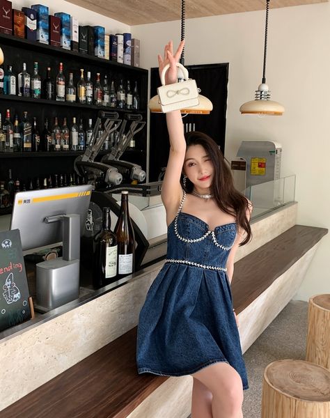 new dresses s-elf-portrait cotton denim slip dress diamante backless mini dress for women new, Black;gray
new dresses s-elf-portrait cotton denim slip dress diamante backless mini dress for women new, Black;gray