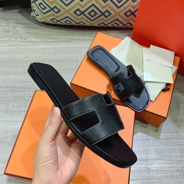 designer sandals women's summer slippers brown black white classic ladies real leather fashion sandals size 35-42 with dust bag
designer sandals women's summer slippers brown black white classic ladies real leather fashion sandals size 35-42 with dust bag