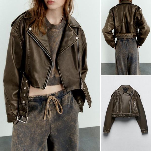 designer womens leather jackets coats clothes woman short coats autumn style slim lady sheepskin jacket soft designer coat luxury designer w, Black;brown
designer womens leather jackets coats clothes woman short coats autumn style slim lady sheepskin jacket soft designer coat luxury designer w, Black;brown