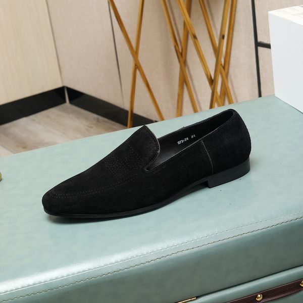2023 brand men's wedding dress shoes oxfords flats genuine leather shoes luxury loafer dougs sole low heel party luxury mens with box 3, Black
2023 brand men's wedding dress shoes oxfords flats genuine leather shoes luxury loafer dougs sole low heel party luxury mens with box 3, Black
