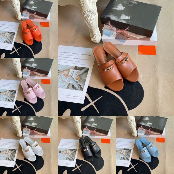 women's slippers designer sandals french lock buckle high heels women's semi-flip-flops thick heel with box
women's slippers designer sandals french lock buckle high heels women's semi-flip-flops thick heel with box