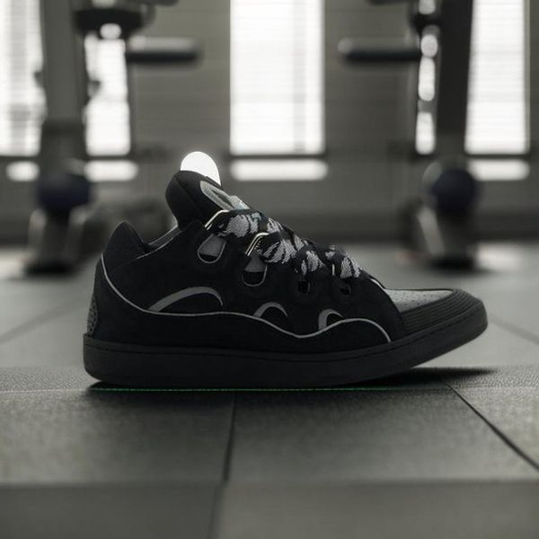 designer mesh shoes boot men women running shoes laceup sneaker embossed leather curb sneakers catwalk stitching color low loafer lanviin br, Black
designer mesh shoes boot men women running shoes laceup sneaker embossed leather curb sneakers catwalk stitching color low loafer lanviin br, Black