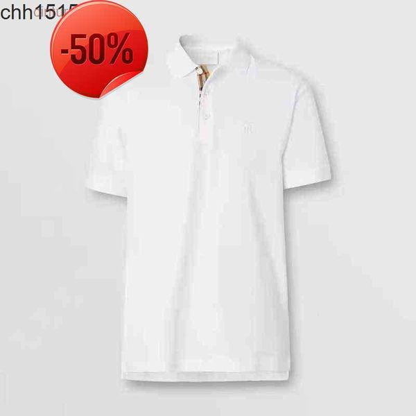 men's t-shirts burbrerys station bajia casual polo shirt mens classic solid color tb letter embroidery summer short sleeve tshirt men, White;black
men's t-shirts burbrerys station bajia casual polo shirt mens classic solid color tb letter embroidery summer short sleeve tshirt men, White;black
