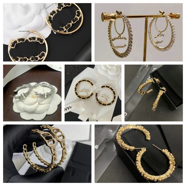 Luxury Gold Hoop Earrings Designer For Woman Stud Designer Jewelry earring Valentine's Day Gift engagement for Bride
Luxury Gold Hoop Earrings Designer For Woman Stud Designer Jewelry earring Valentine's Day Gift engagement for Bride