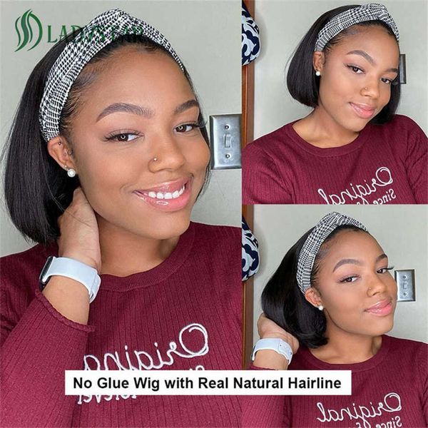 synthetic wigs short bob headband wigs brazilian human hair wig with for women full machine made straight 230227, Black
synthetic wigs short bob headband wigs brazilian human hair wig with for women full machine made straight 230227, Black