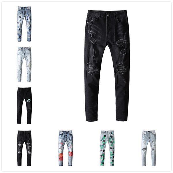23ss new arrivals amiris amirs mens luxury designer denim jeans holes trousers jean coolguy biker pants man clothing #fdsfrqq, Blue
23ss new arrivals amiris amirs mens luxury designer denim jeans holes trousers jean coolguy biker pants man clothing #fdsfrqq, Blue