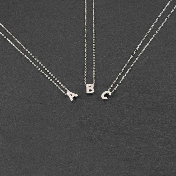 pendant necklaces for women chain initial charms necklace metal letters jewelry cut single name 230613, Silver
pendant necklaces for women chain initial charms necklace metal letters jewelry cut single name 230613, Silver