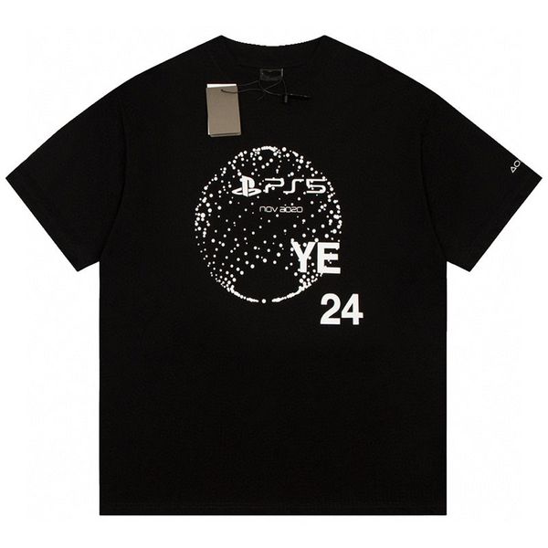 2023ss earth element short sleeved digital gradient printed pure cotton soft fabric trend for both men and women, White;black
2023ss earth element short sleeved digital gradient printed pure cotton soft fabric trend for both men and women, White;black