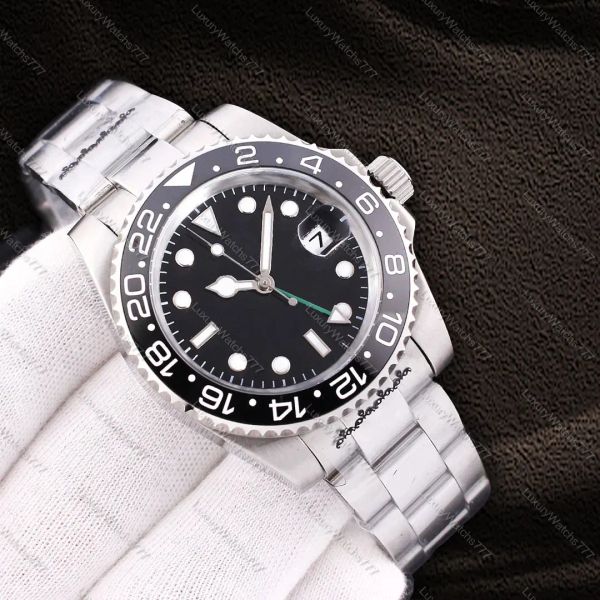 luxury designer mens gmt watch automatic mechanical ceramic 41mm dial 904l stainless steel fashion classic style luminous sapphire wristwatc, Slivery;golden
luxury designer mens gmt watch automatic mechanical ceramic 41mm dial 904l stainless steel fashion classic style luminous sapphire wristwatc, Slivery;golden