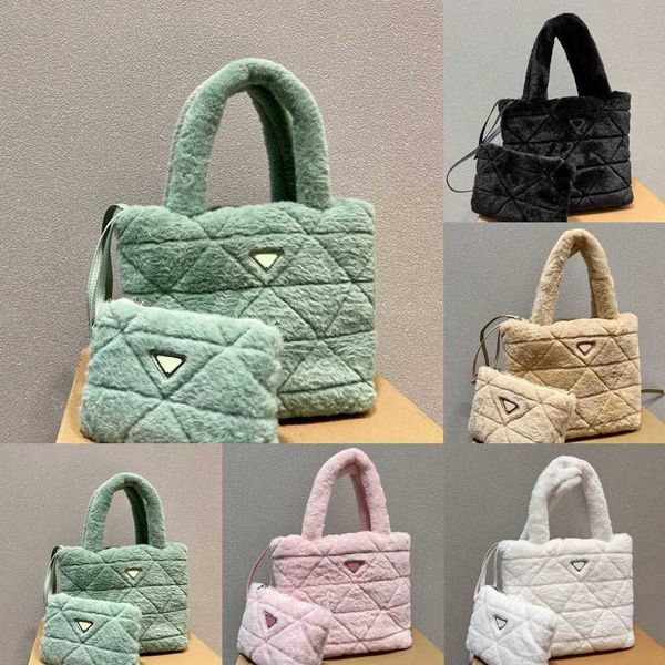 pd triangle logo totes designer tote bag winter lamb fur handbags women designer handbag plush shopping bag embroidery versatile casual shou
pd triangle logo totes designer tote bag winter lamb fur handbags women designer handbag plush shopping bag embroidery versatile casual shou