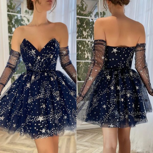 sweet navy blue short homecoming dresses sequins illlusion long sleeves sweetheart mini cocktail homecoming dress a line, Blue;pink
sweet navy blue short homecoming dresses sequins illlusion long sleeves sweetheart mini cocktail homecoming dress a line, Blue;pink
