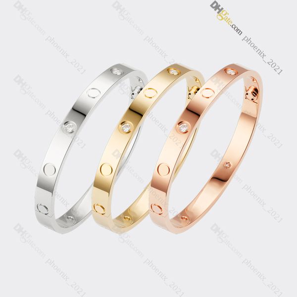 love bracelet designer jewelry 4 diamond bracelet titanium steel bracelets gold-plated never fading non-allergic,gold/silver/rose gold; stor, Black
love bracelet designer jewelry 4 diamond bracelet titanium steel bracelets gold-plated never fading non-allergic,gold/silver/rose gold; stor, Black