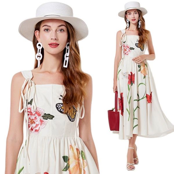 embroidery floral ruched sleeveless dress summer 2023 women designer vacation suspender slim graceful print beach midi dresses ballgown fema, Black;gray
embroidery floral ruched sleeveless dress summer 2023 women designer vacation suspender slim graceful print beach midi dresses ballgown fema, Black;gray