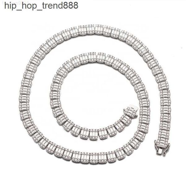 925 sterling silver 9mm necklace bracelet iced out vvs moissanite baguette diamond tennis chain
925 sterling silver 9mm necklace bracelet iced out vvs moissanite baguette diamond tennis chain