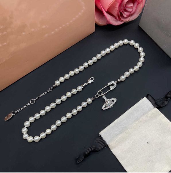 pendant necklaces designer letter vivian chokers luxury women fashion jewelry metal pearl necklace cjeweler westwood motion current 532ess, Silver
pendant necklaces designer letter vivian chokers luxury women fashion jewelry metal pearl necklace cjeweler westwood motion current 532ess, Silver