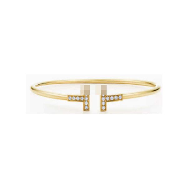 brand popular tiffay 925 sterling silver classic double t drop glue set diamond plating bracelet fashion top, Golden;silver
brand popular tiffay 925 sterling silver classic double t drop glue set diamond plating bracelet fashion top, Golden;silver