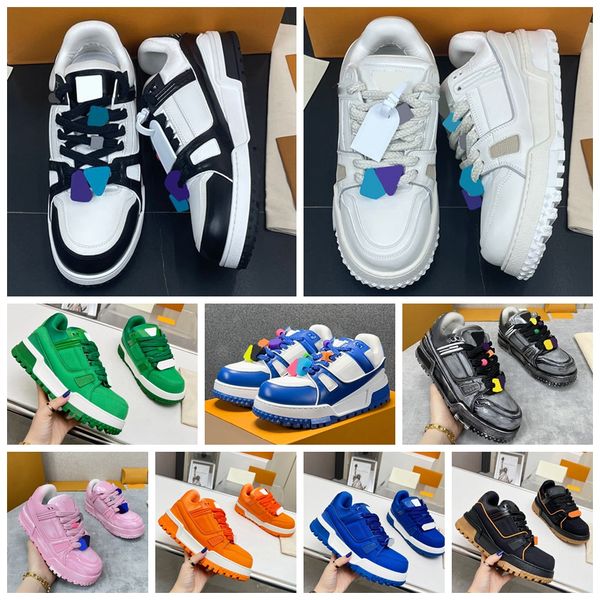 2023 designer casual shoes men trainer maxi sneaker fashion shoelace beading plump women men canvas leather platform sneakers with size 35-4, Black
2023 designer casual shoes men trainer maxi sneaker fashion shoelace beading plump women men canvas leather platform sneakers with size 35-4, Black